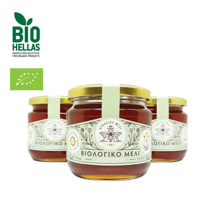 Organiczny miód grecki leśny 600g