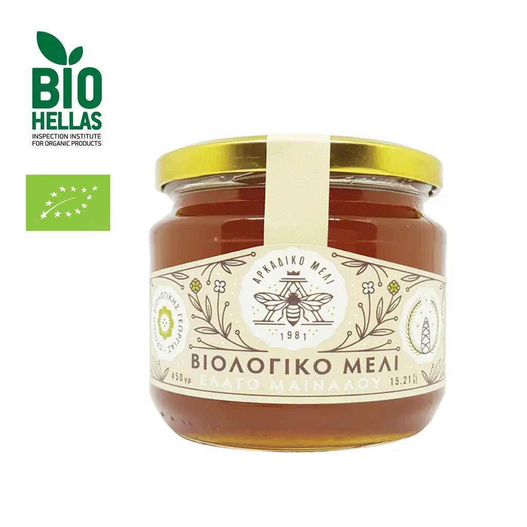 Spadziowy grecki miód organiczny z jodły 600g