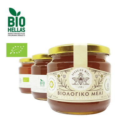 Spadziowy grecki miód organiczny z jodły 600g