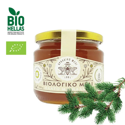 Spadziowy grecki miód organiczny z jodły 600g