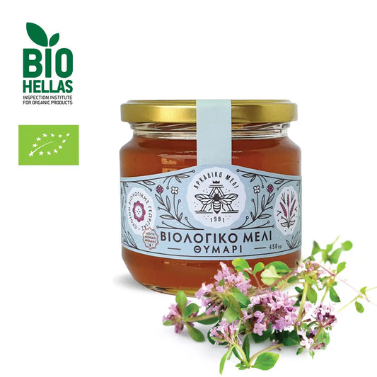 Grecki tymiankowy miód organiczny 600g