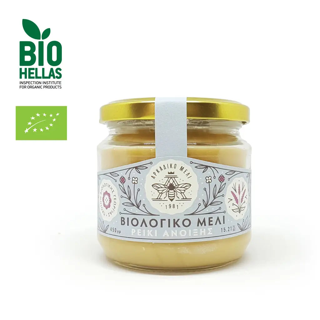 Grecki miód organiczny wrzosowy 600g