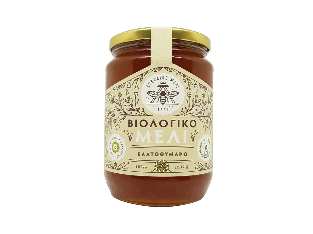 Spadziowy grecki miód organiczny z jodły 600g
