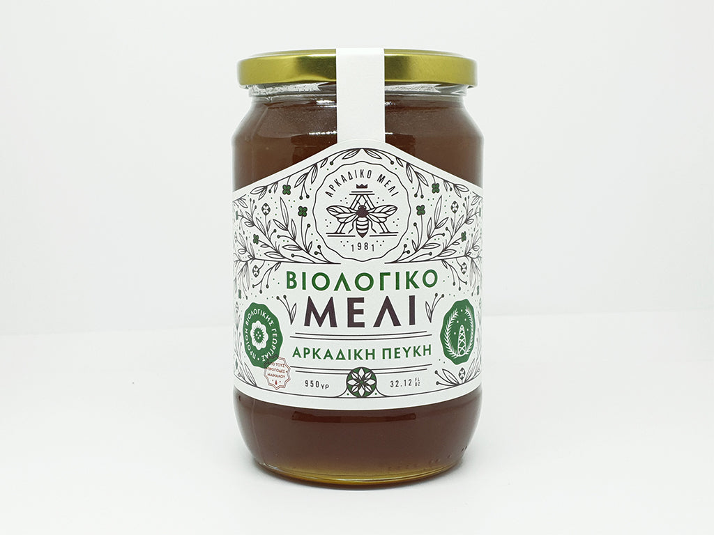 Spadziowy grecki miód sosnowy organiczny 600g