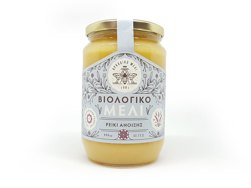 Grecki miód organiczny wrzosowy 600g