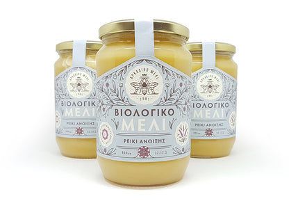Grecki miód organiczny wrzosowy 600g