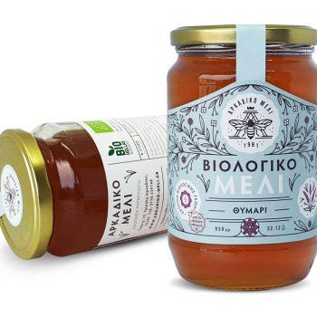 Grecki tymiankowy miód organiczny 600g