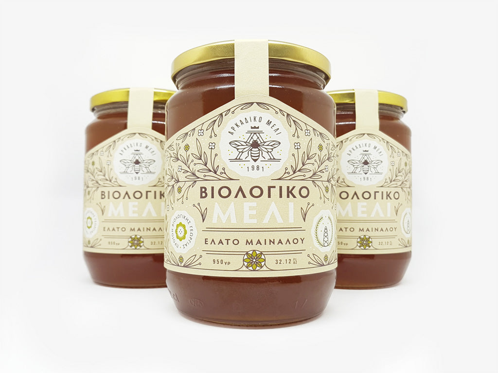 Spadziowy grecki miód organiczny z jodły 600g